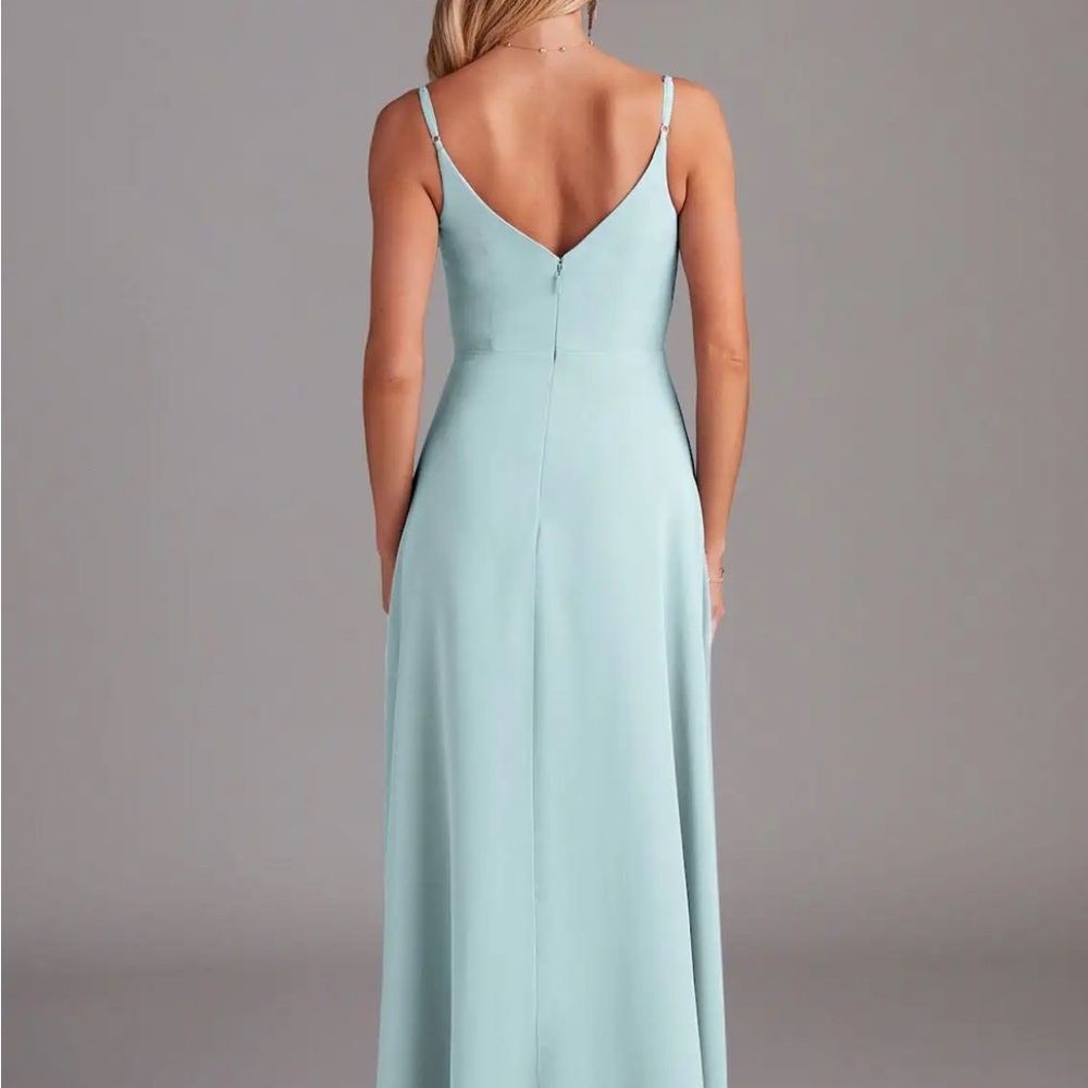NWT Petite Azazie Daenerys Dress in Mist - Picture 2 of 8